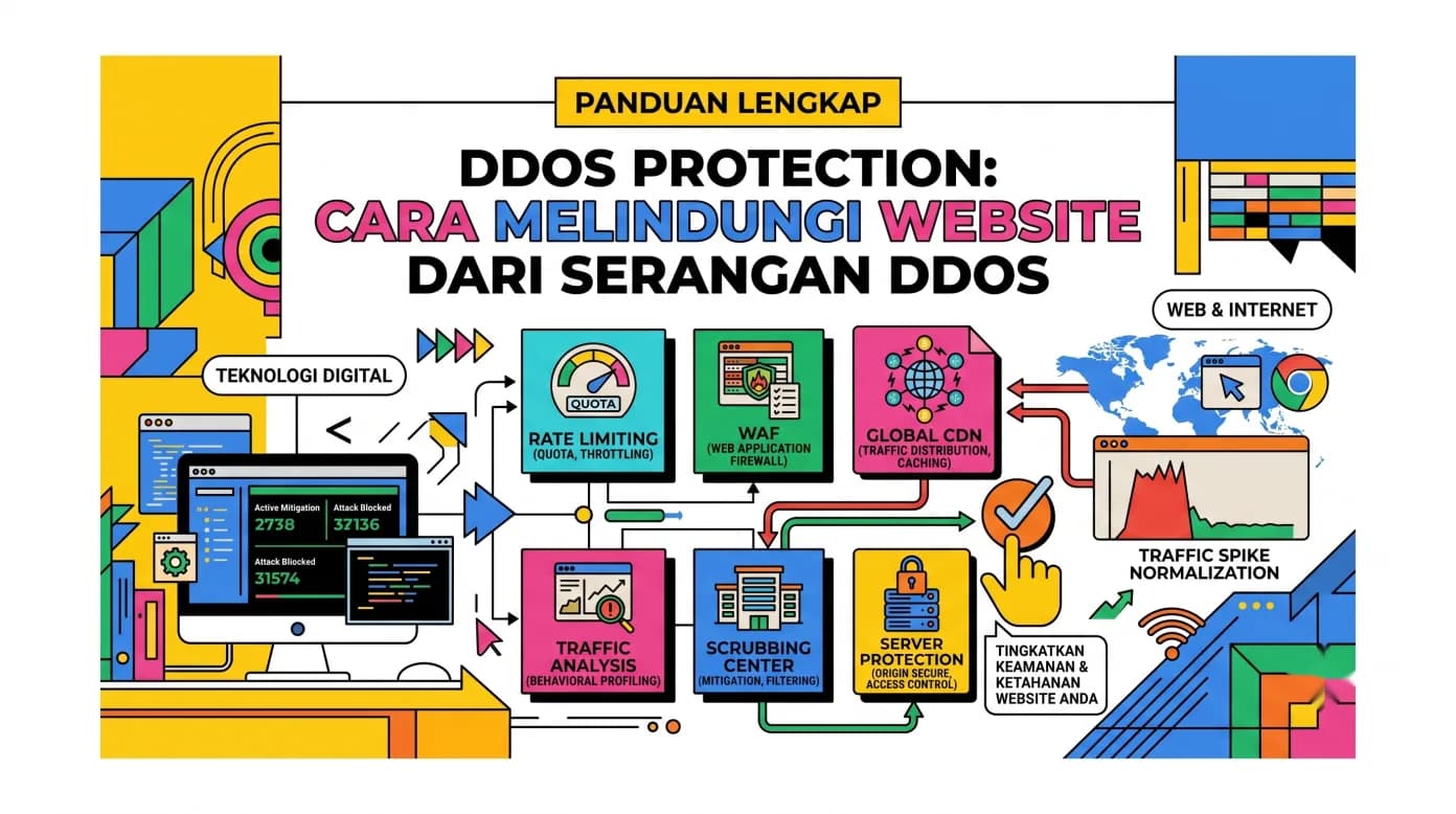 DDoS Protection: Cara Melindungi Website dari Serangan DDoS