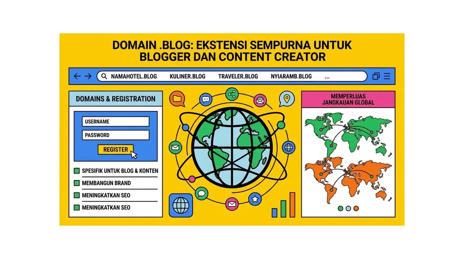 Domain .blog: Ekstensi Sempurna untuk Blogger dan Content Creator