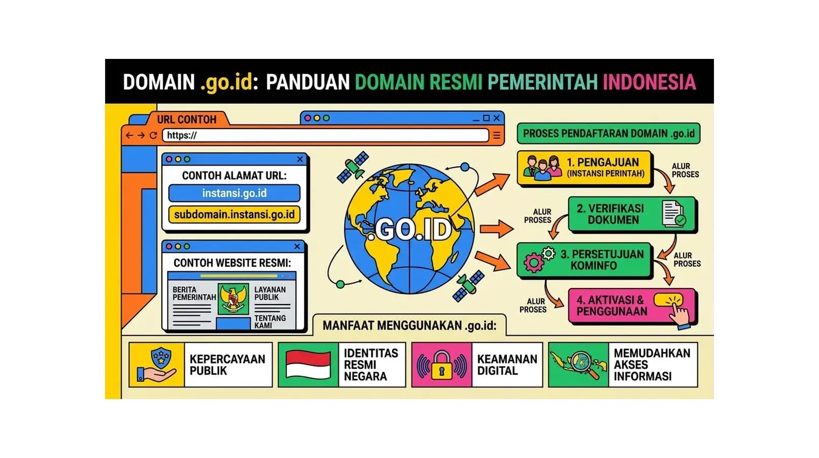 Domain .go.id: Panduan Domain Resmi Pemerintah Indonesia