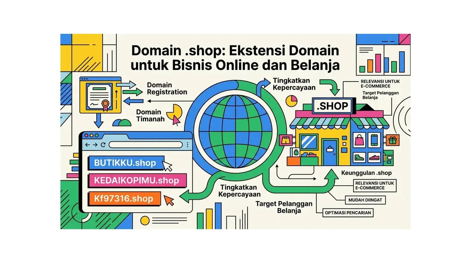 Domain .shop: Ekstensi Domain untuk Bisnis Online dan Belanja