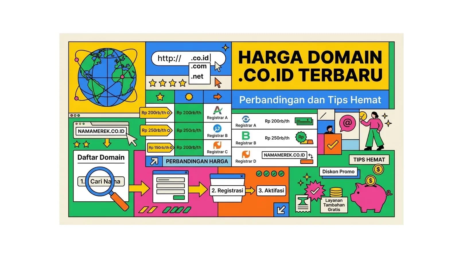 Harga Domain .co.id Terbaru: Perbandingan dan Tips Hemat