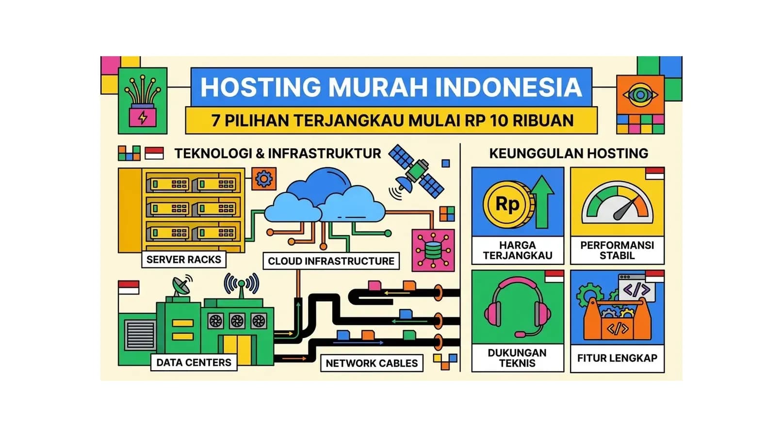 Hosting Murah Indonesia: 7 Pilihan Terjangkau Mulai Rp 10 Ribuan