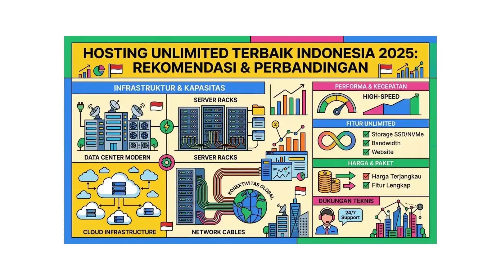 Hosting Unlimited Terbaik Indonesia 2026: Rekomendasi & Perbandingan