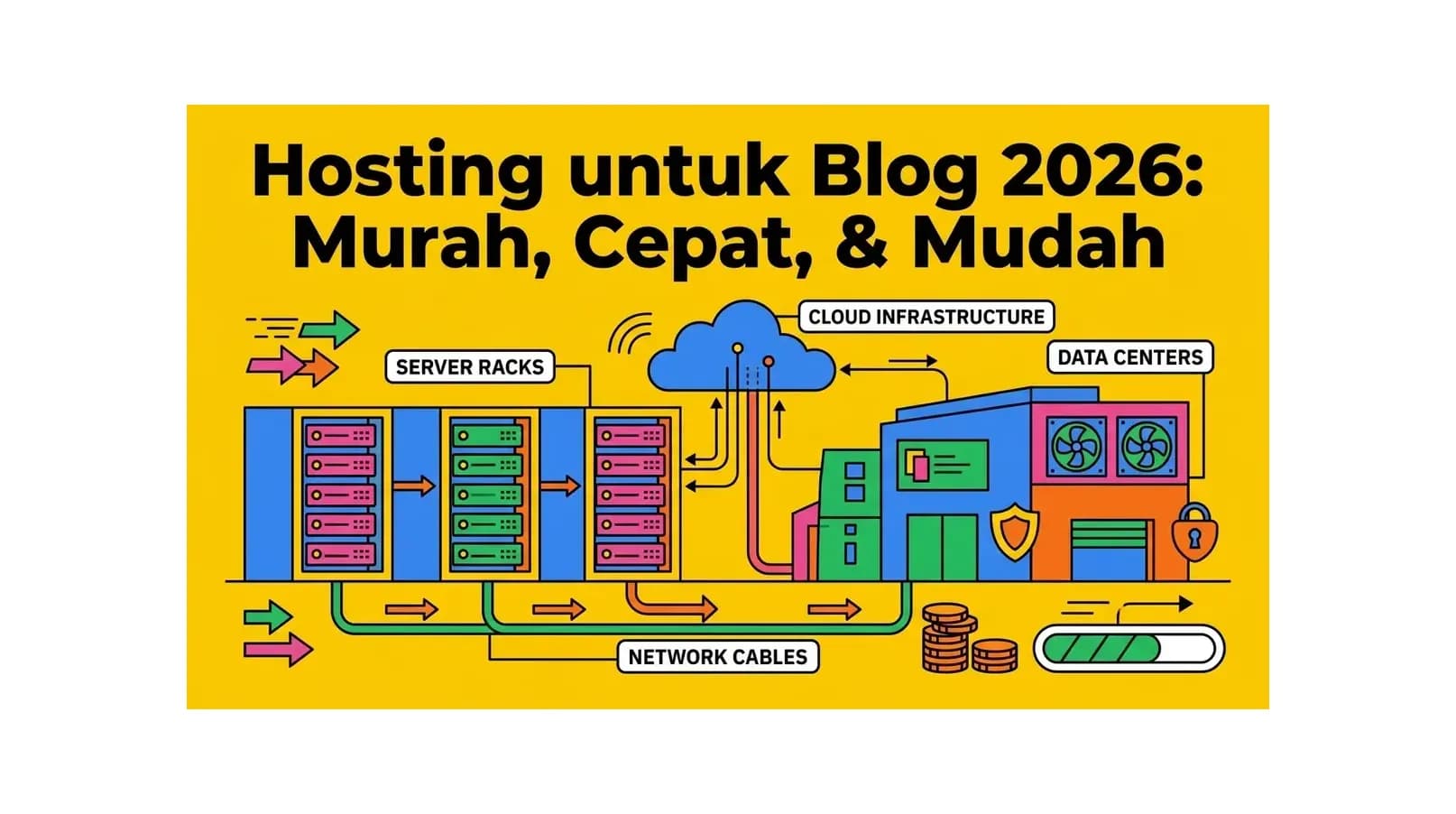 Hosting untuk Blog 2026: Murah, Cepat, & Mudah