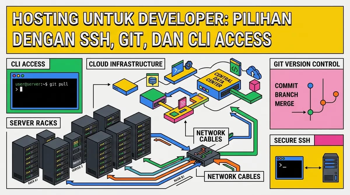 Hosting untuk Developer: Pilihan Terbaik dengan SSH, Git, dan CLI Access