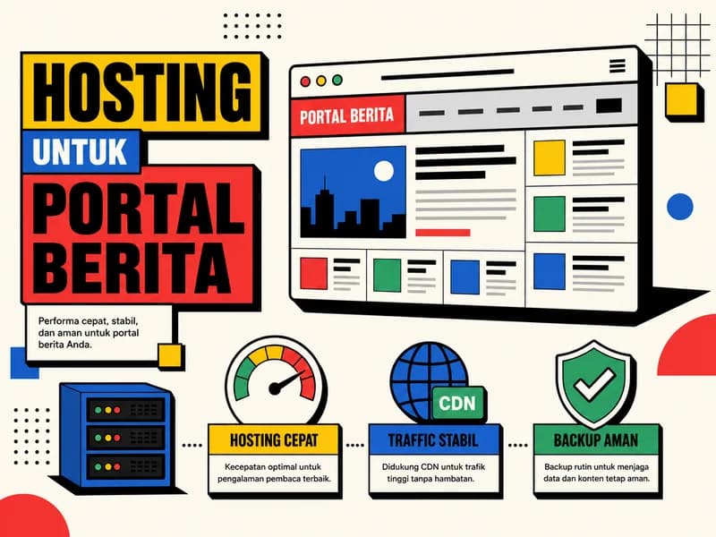Hosting untuk Portal Berita: Panduan Memilih Server yang Cepat