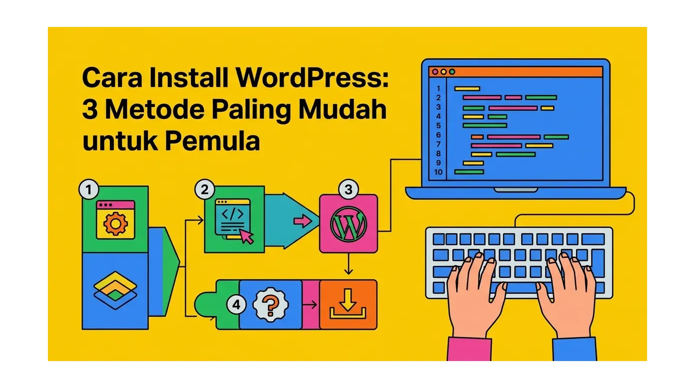 Cara Install WordPress: 3 Metode Paling Mudah untuk Pemula