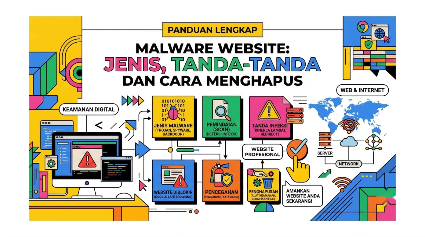 Malware Website: Jenis, Tanda-Tanda, dan Cara Menghapus Malware