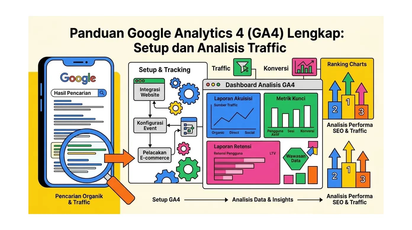 Panduan Google Analytics 4 (GA4) Lengkap: Setup dan Analisis Traffic