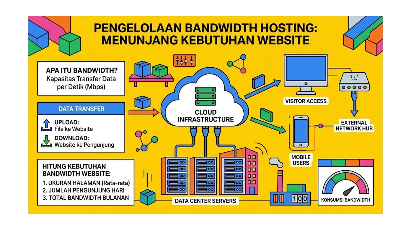 Pengertian Bandwidth dalam Hosting: Cara Menghitung Kebutuhan Bandwidth Website