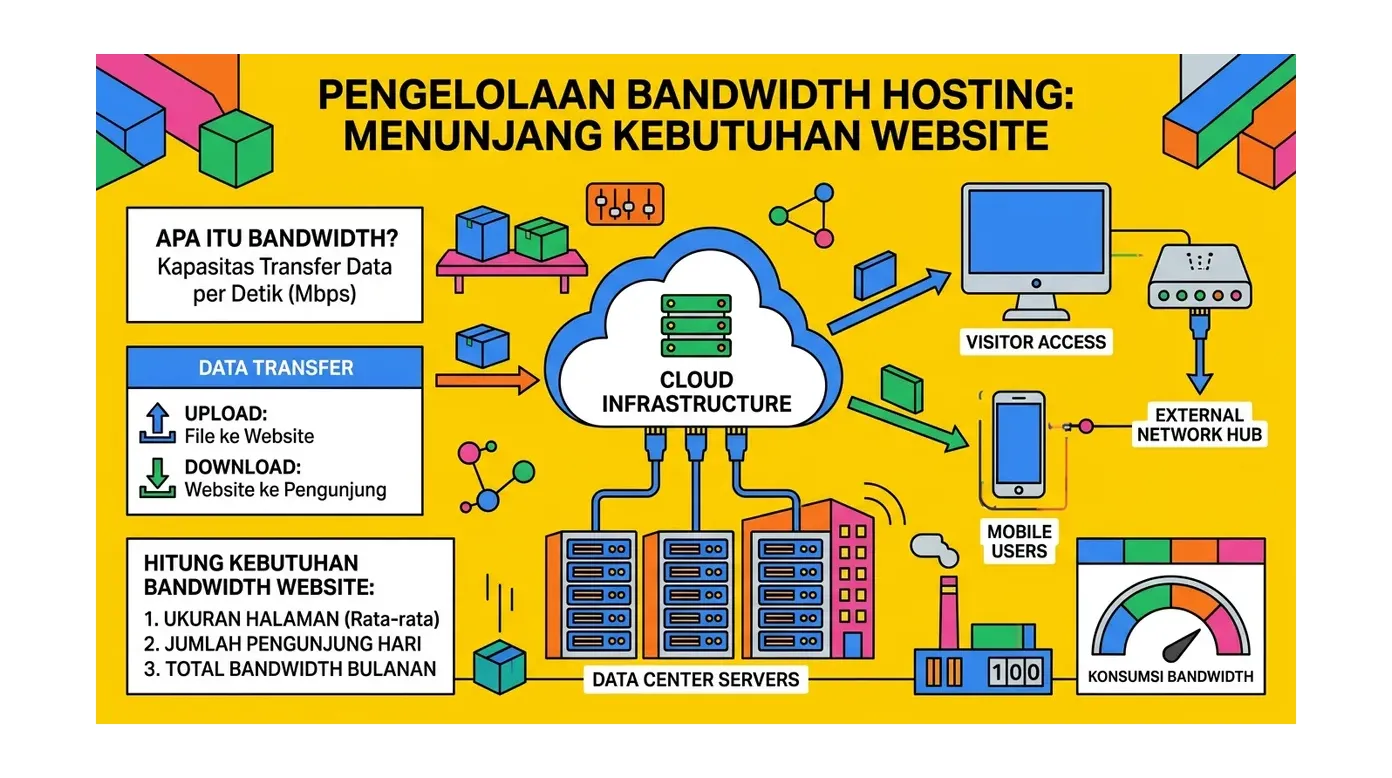Pengertian Bandwidth dalam Hosting: Cara Menghitung Kebutuhan Bandwidth Website