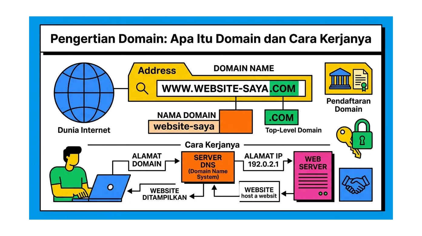 Pengertian Domain: Apa Itu Domain dan Cara Kerjanya
