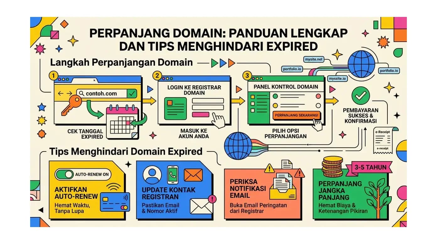 Perpanjang Domain: Panduan Lengkap dan Tips Menghindari Expired
