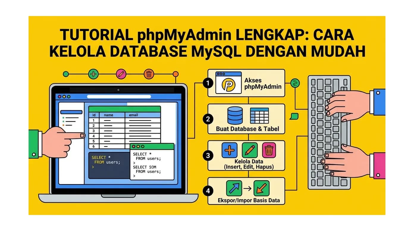 Tutorial phpMyAdmin Lengkap: Cara Kelola Database MySQL dengan Mudah