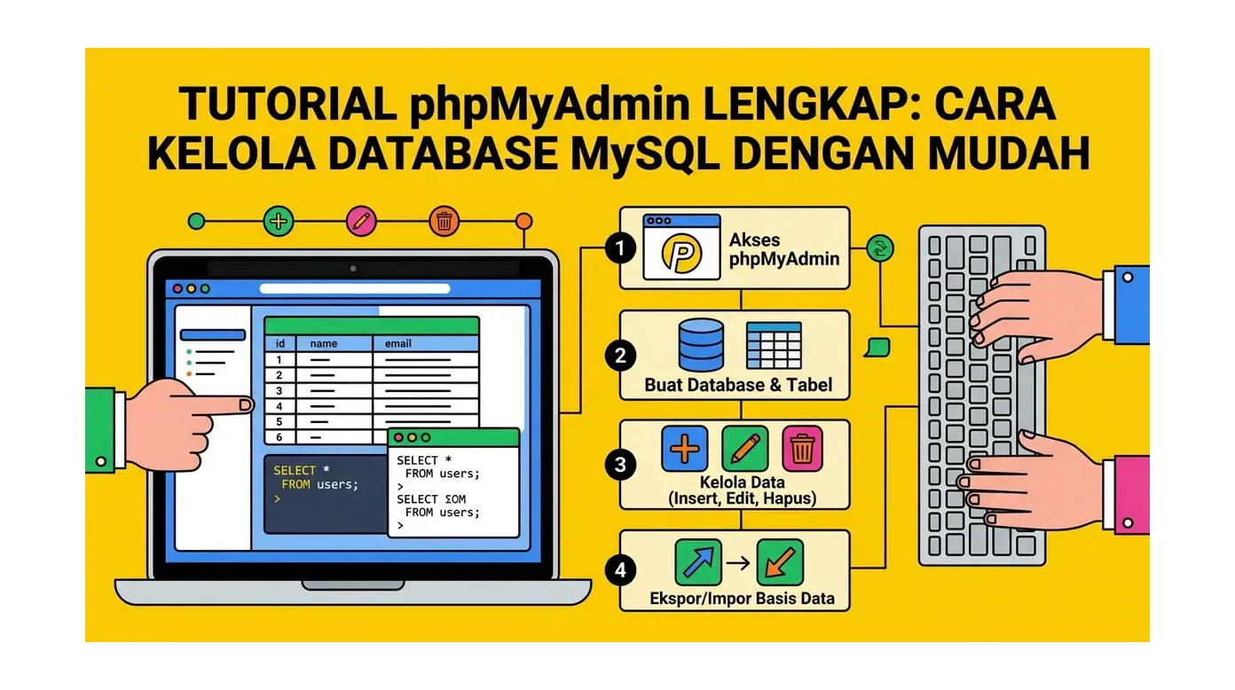 Tutorial phpMyAdmin Lengkap: Cara Kelola Database MySQL dengan Mudah
