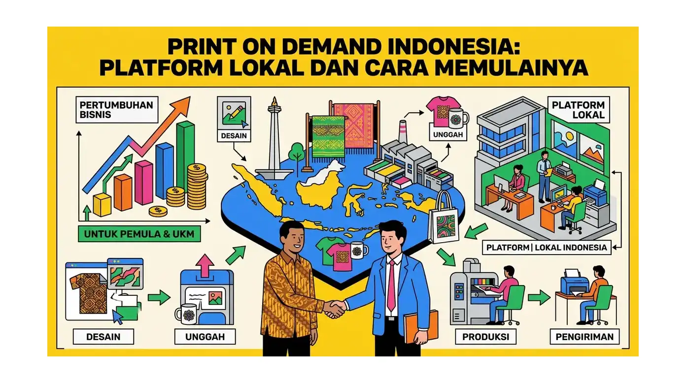 Print on Demand Indonesia: Platform Lokal dan Cara Memulainya