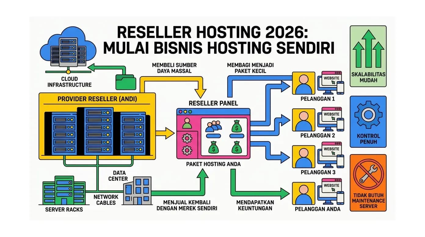 Reseller Hosting 2026: Mulai Bisnis Hosting Sendiri
