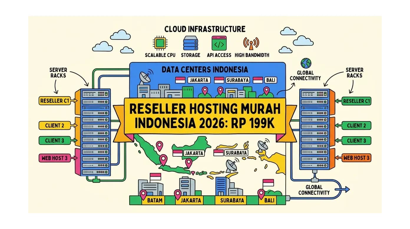 Reseller Hosting Murah Indonesia 2026: Rp 199K