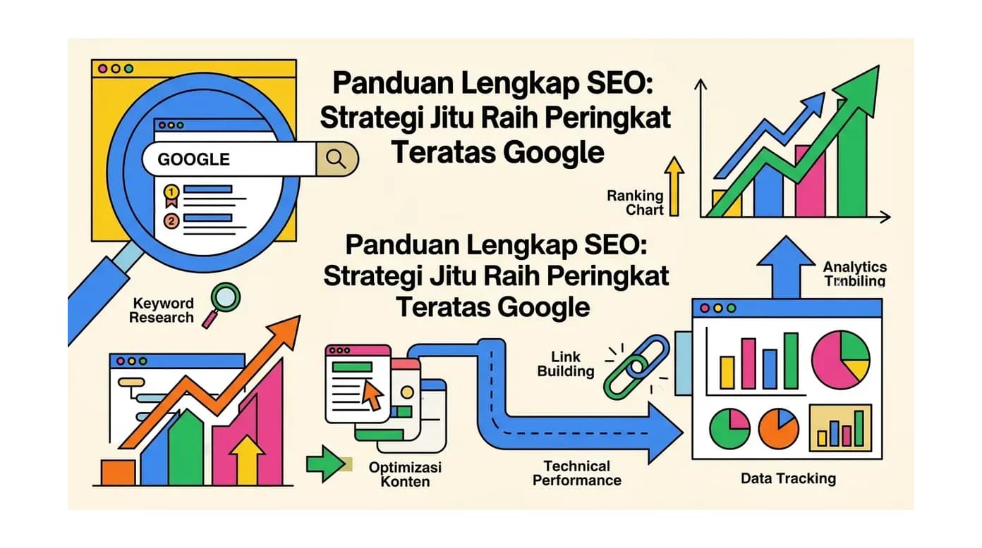 Panduan Lengkap SEO: Strategi Jitu Raih Peringkat Teratas Google