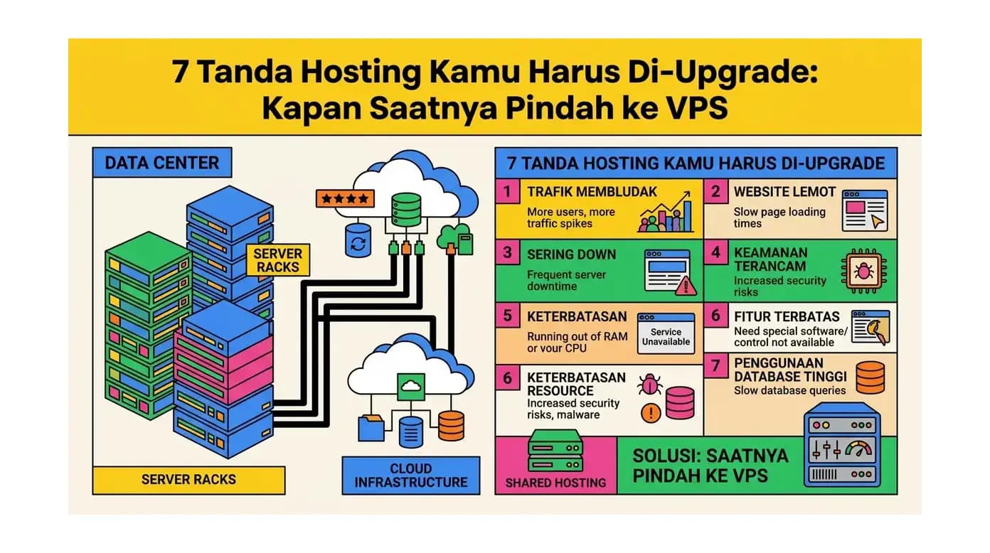 7 Tanda Hosting Kamu Harus Di-Upgrade: Kapan Saatnya Pindah ke VPS