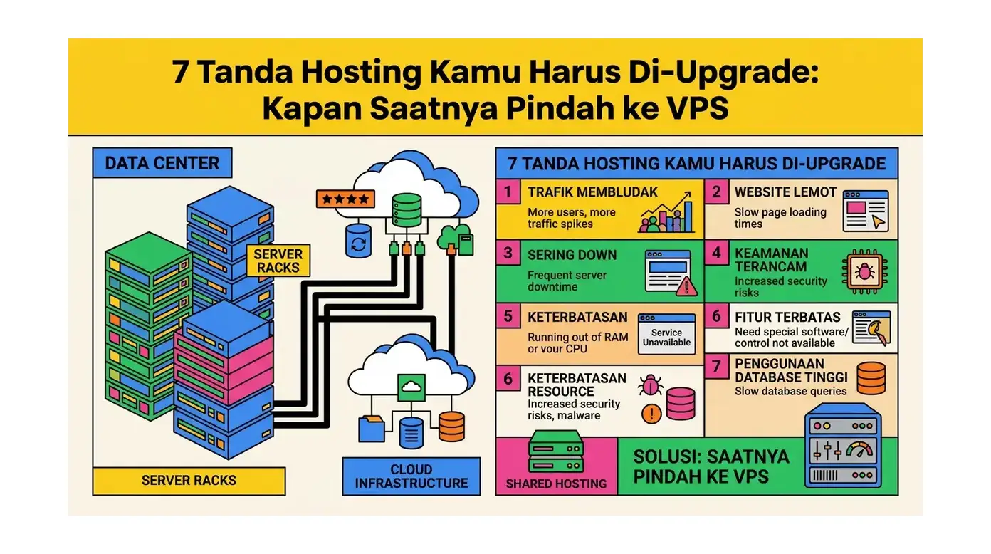 7 Tanda Hosting Kamu Harus Di-Upgrade: Kapan Saatnya Pindah ke VPS