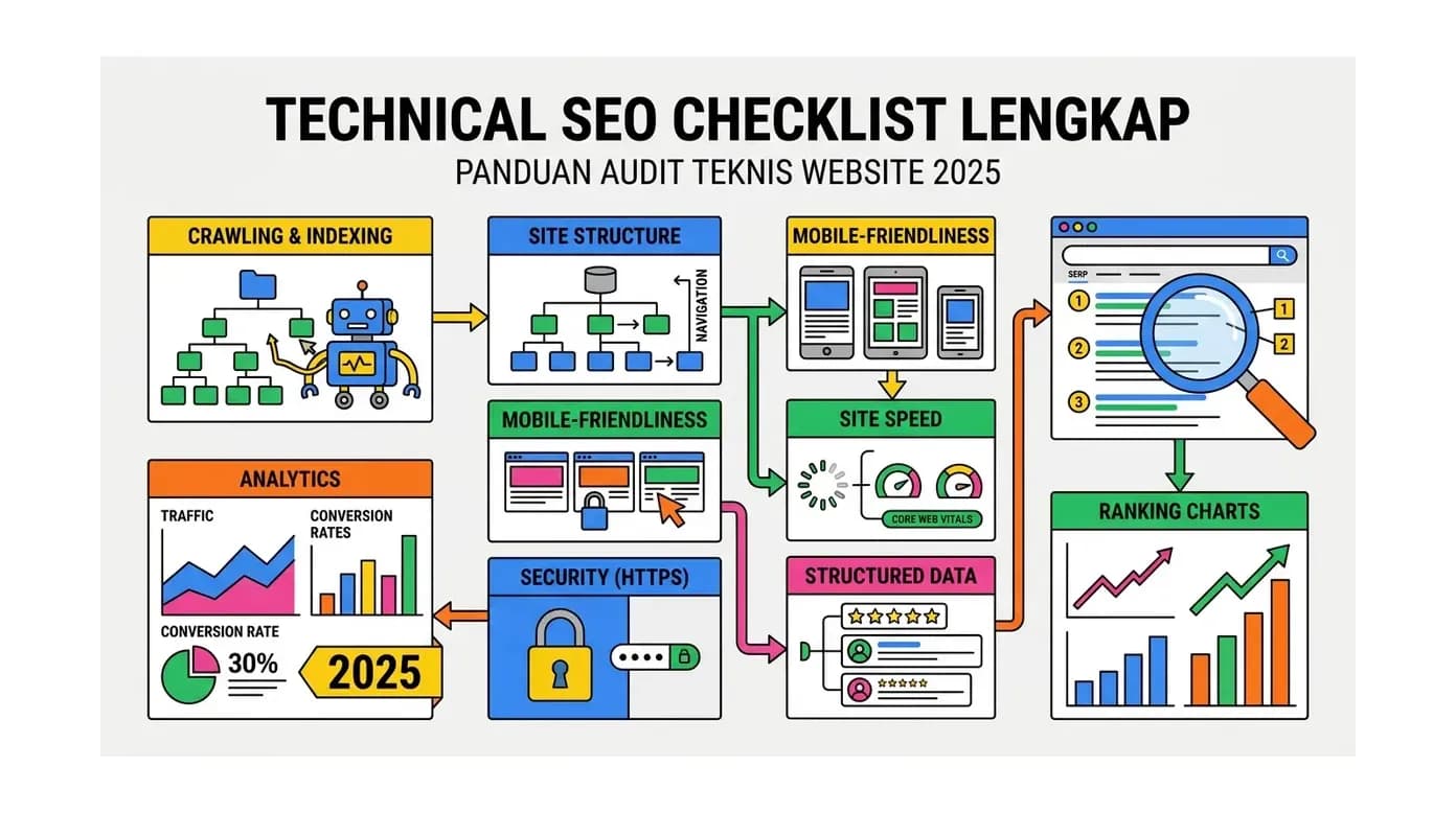 Technical SEO Checklist Lengkap: Panduan Audit Teknis Website 2026