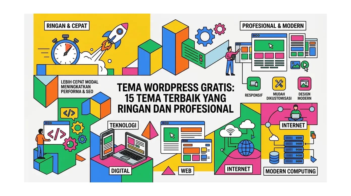Tema WordPress Gratis: 15 Tema Ringan & Profesional