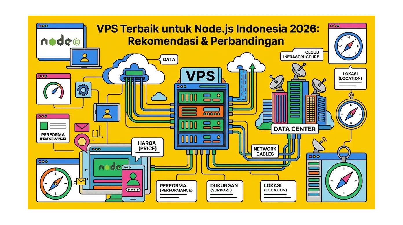 VPS Terbaik untuk Node.js Indonesia 2026: Rekomendasi & Perbandingan