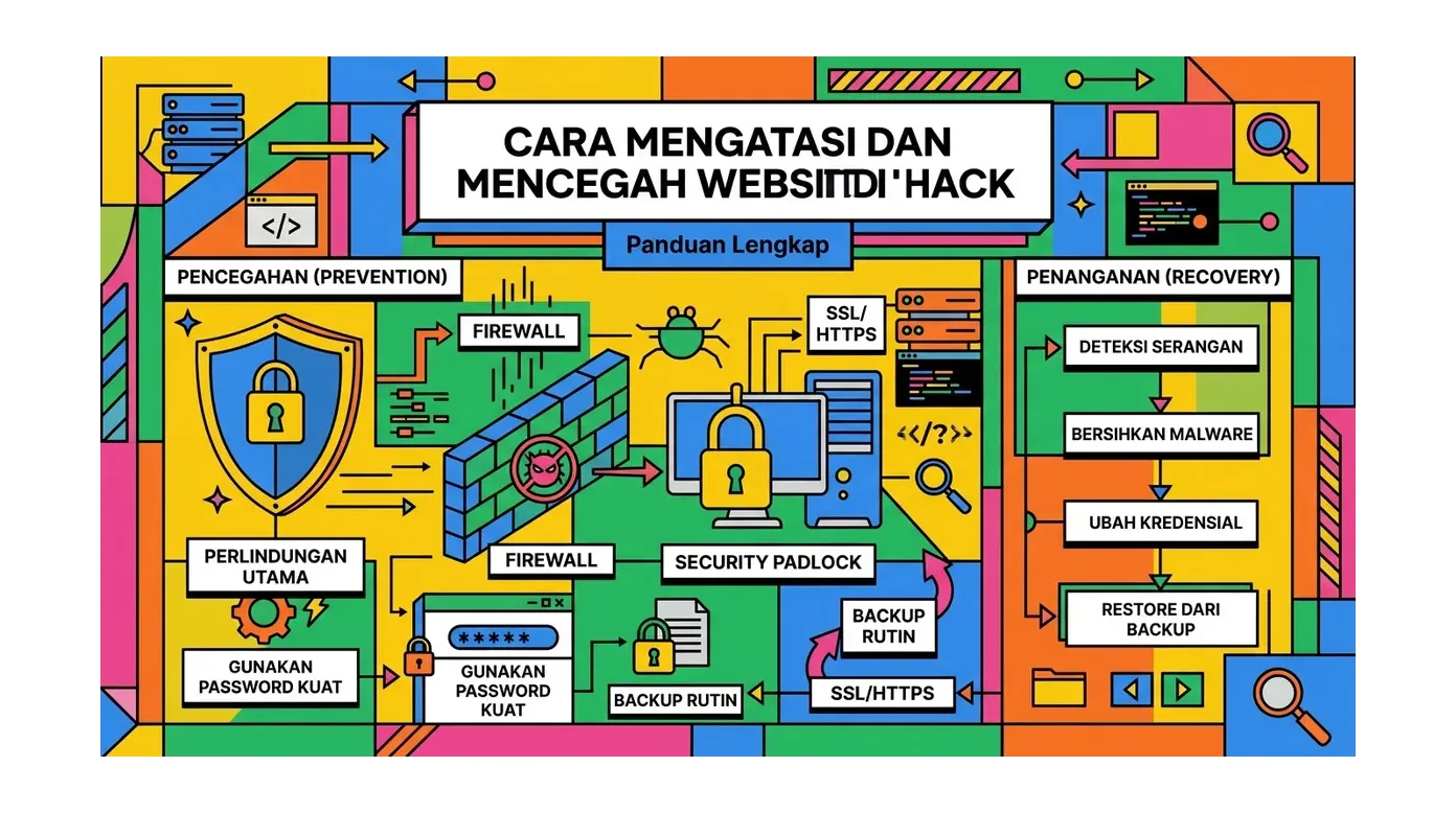 Cara Mengatasi dan Mencegah Website di Hack: Panduan Lengkap