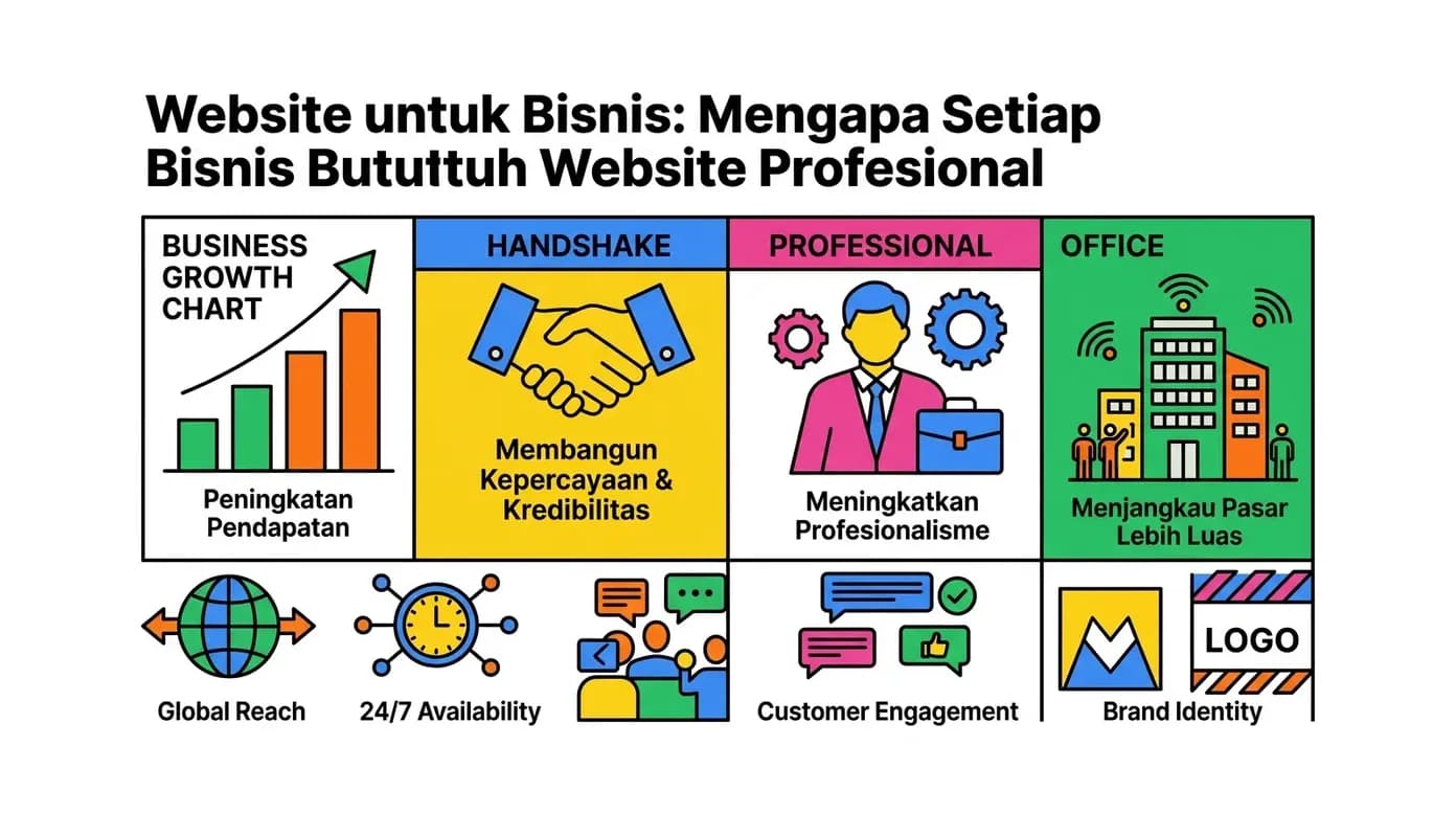 Website untuk Bisnis: Mengapa Setiap Bisnis Butuh Website Profesional