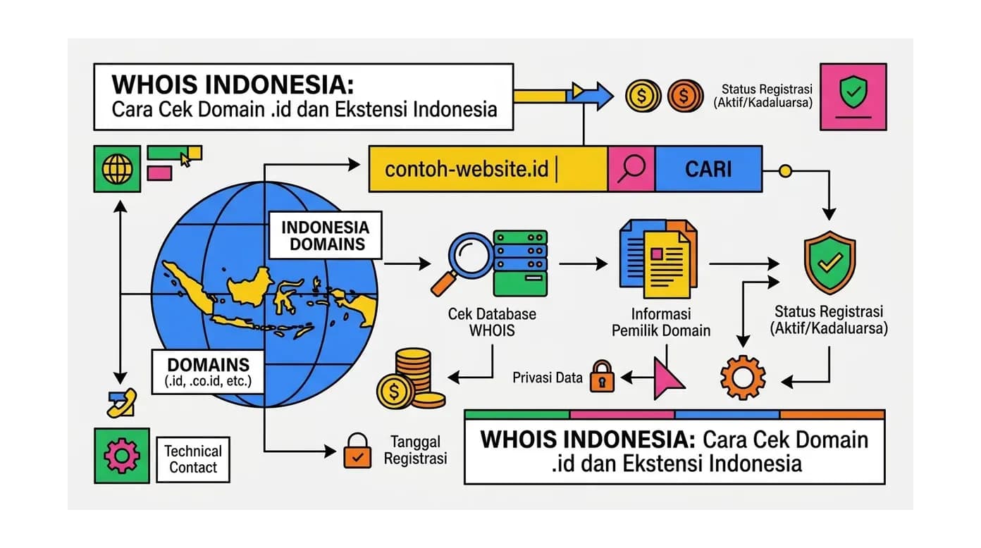 WHOIS Indonesia: Cara Cek Domain .id dan Ekstensi Indonesia