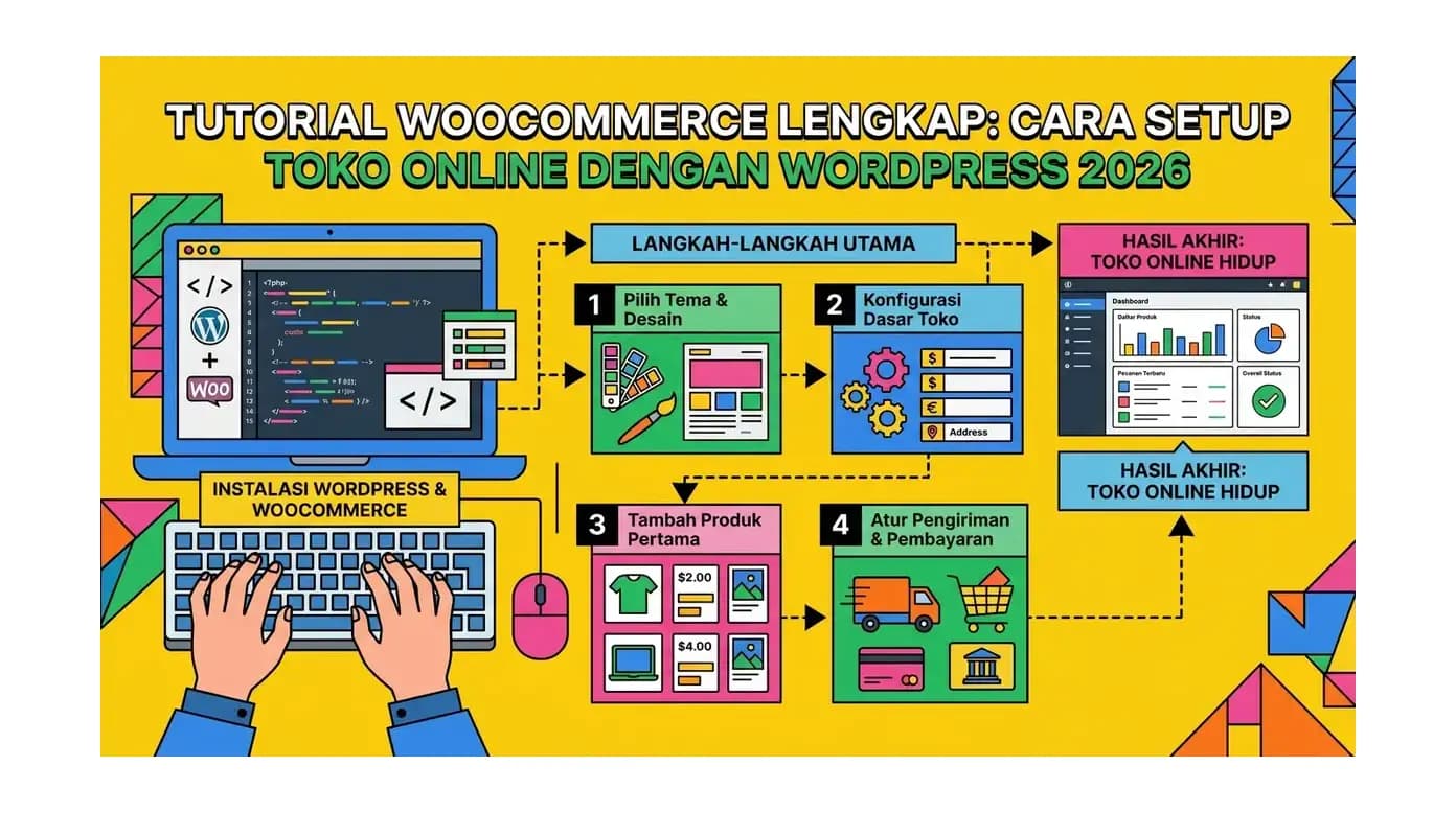 Tutorial WooCommerce Lengkap: Cara Setup Toko Online dengan WordPress 2026
