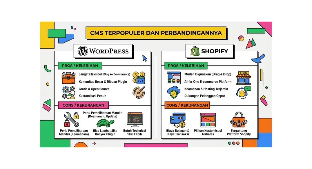 perbandingan CMS populer