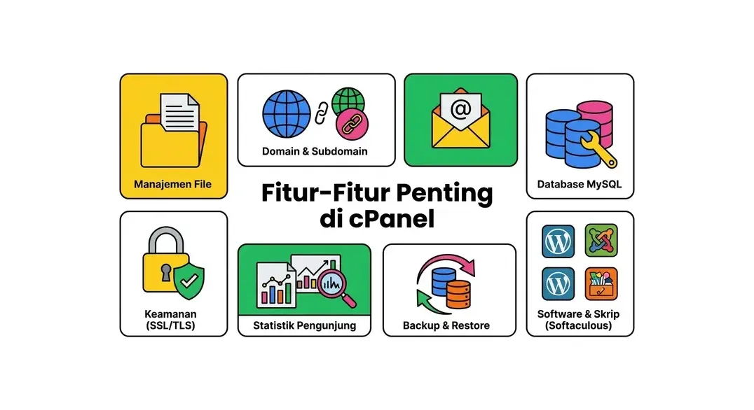 fungsi utama cpanel