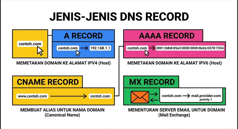 Jenis-jenis DNS Record