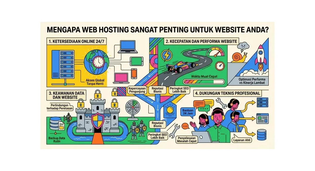 apa itu web hosting