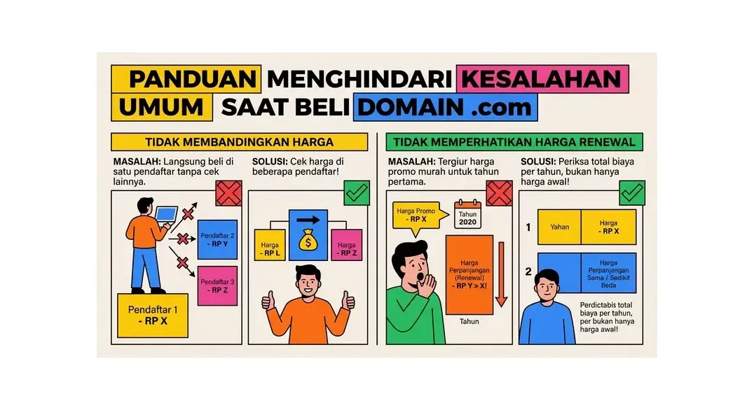 Tips beli domain .com