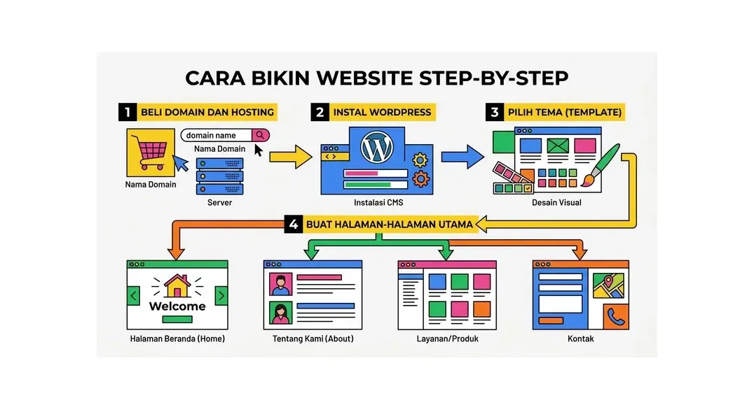 panduan bikin website