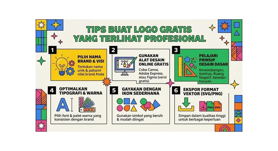 tips logo gratis profesional