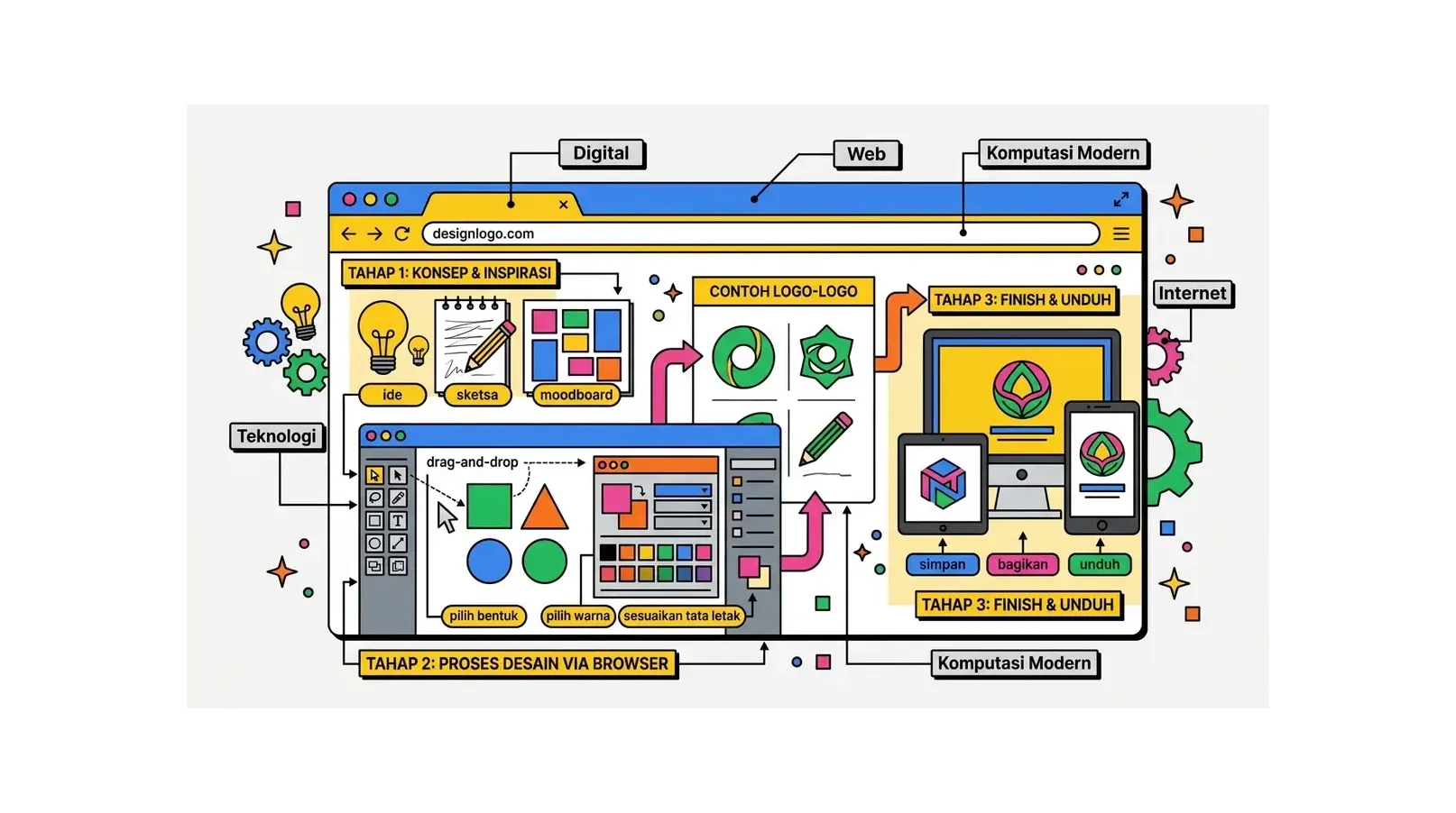Buat Logo Online: Panduan Praktis Desain Logo via Browser