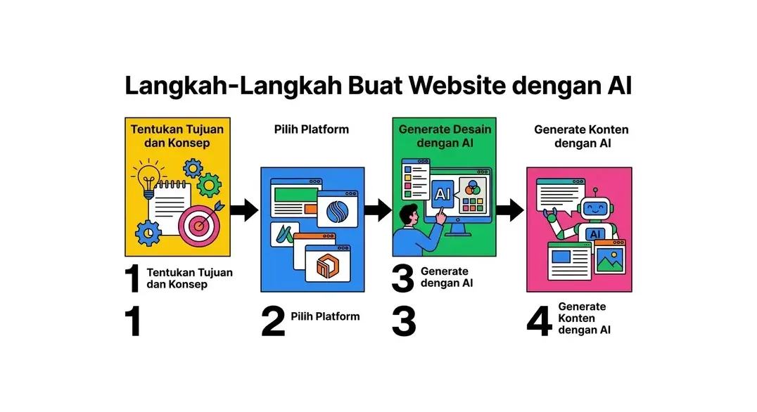buat website dengan AI