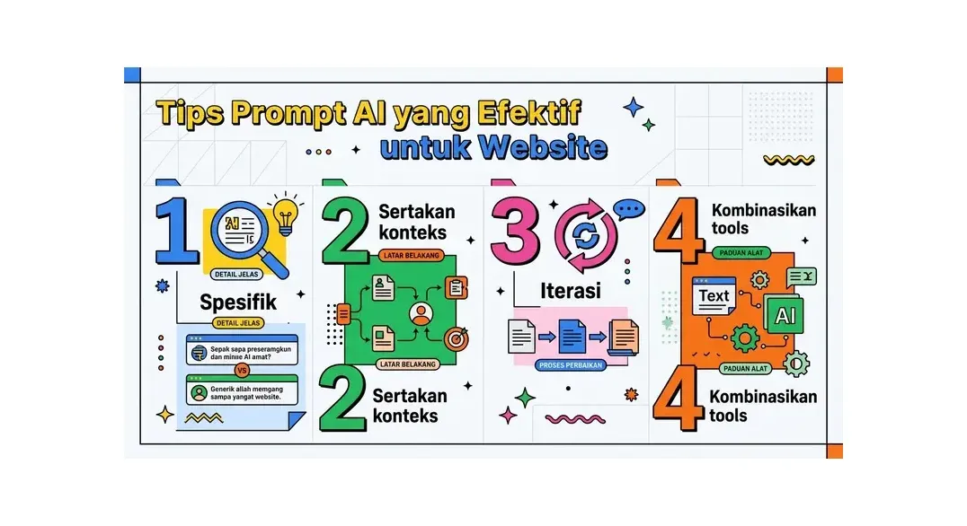 tips buat website dengan AI