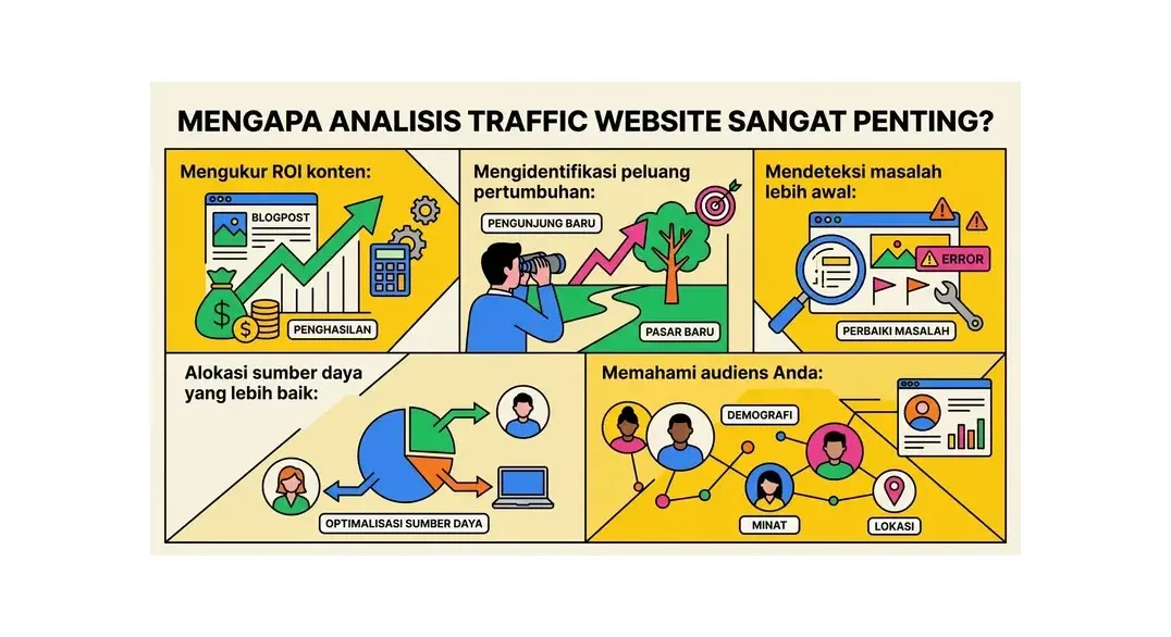cara analisis traffic website