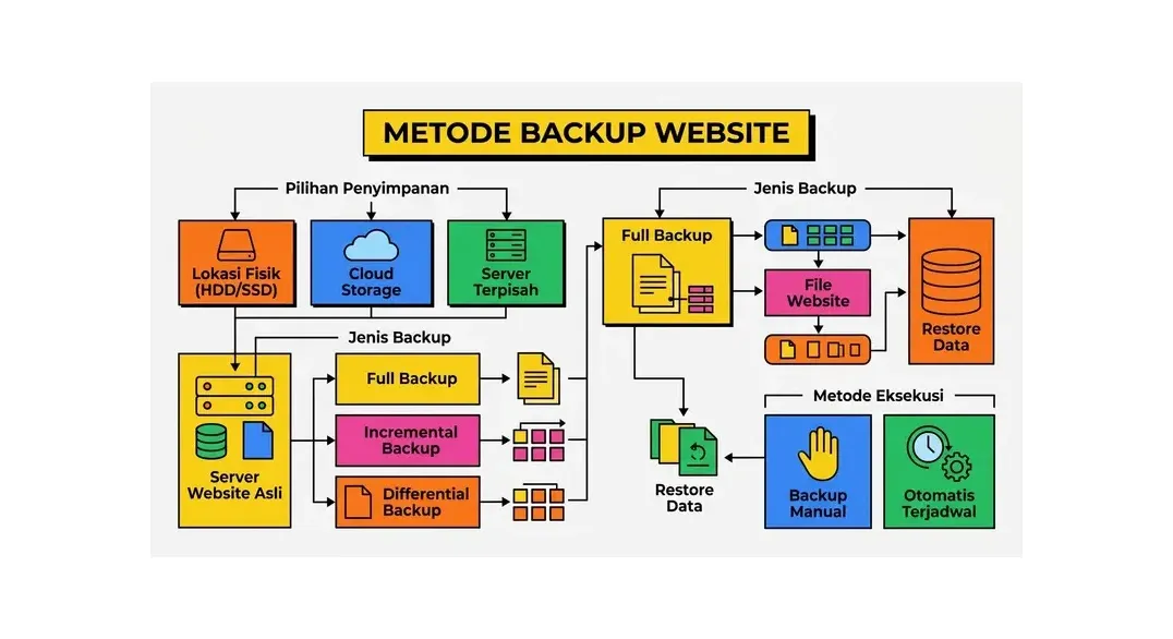 pentingnya backup website
