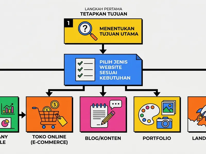 cara buat website