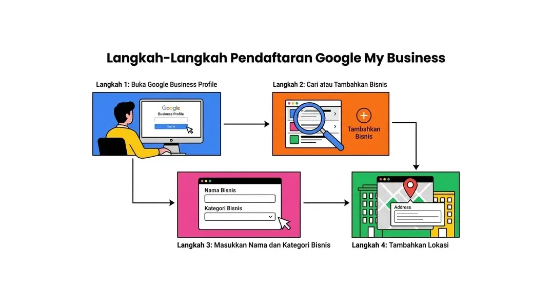 persiapan daftar google my business