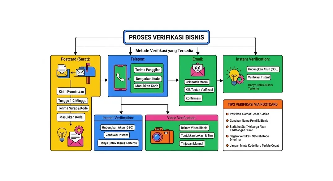 setup awal google my business setelah verifikasi
