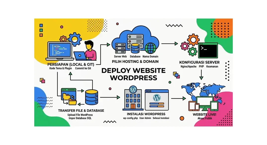 deploy website wordpress