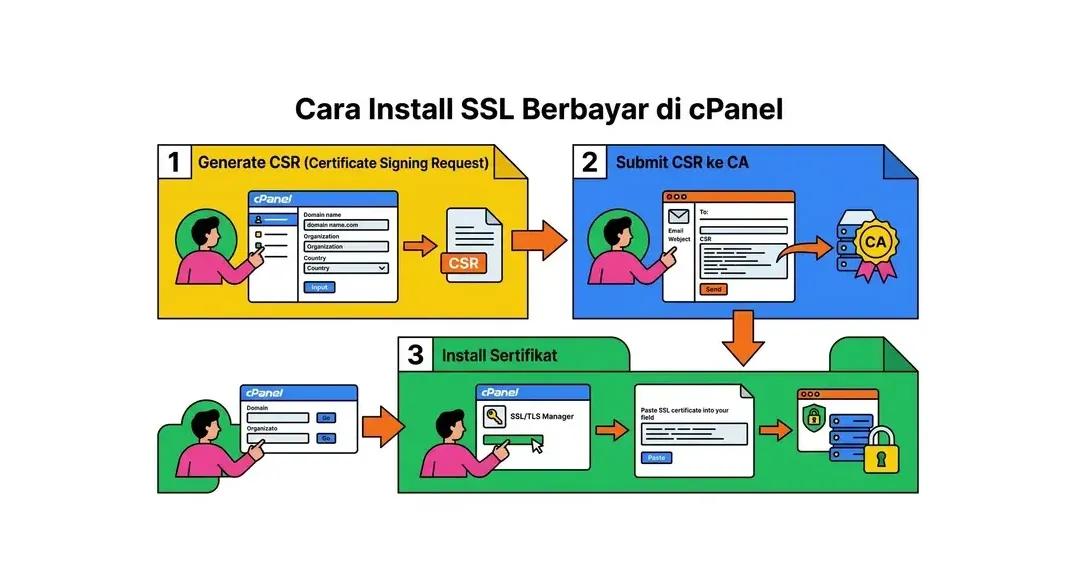 cara install SSL di cPanel