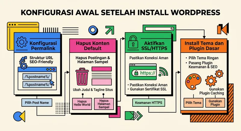 cara install wordpress